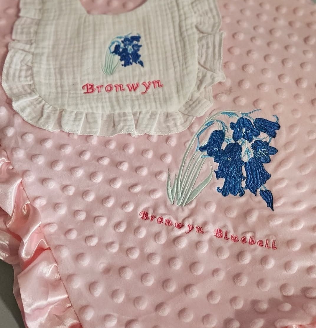 Personalised baby blanket